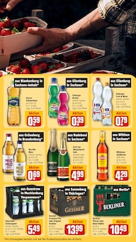 Bier im REWE Prospekt "Dein Markt" mit 32 Seiten (Wismar)
