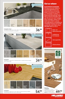 Arbeitsplatten Angebot im Hellweg Prospekt, gültig von 19.01.2026 bis 24.01.2026 Arbeitsplatten Angebot im aktuellen Hellweg Prospekt auf Seite 13
