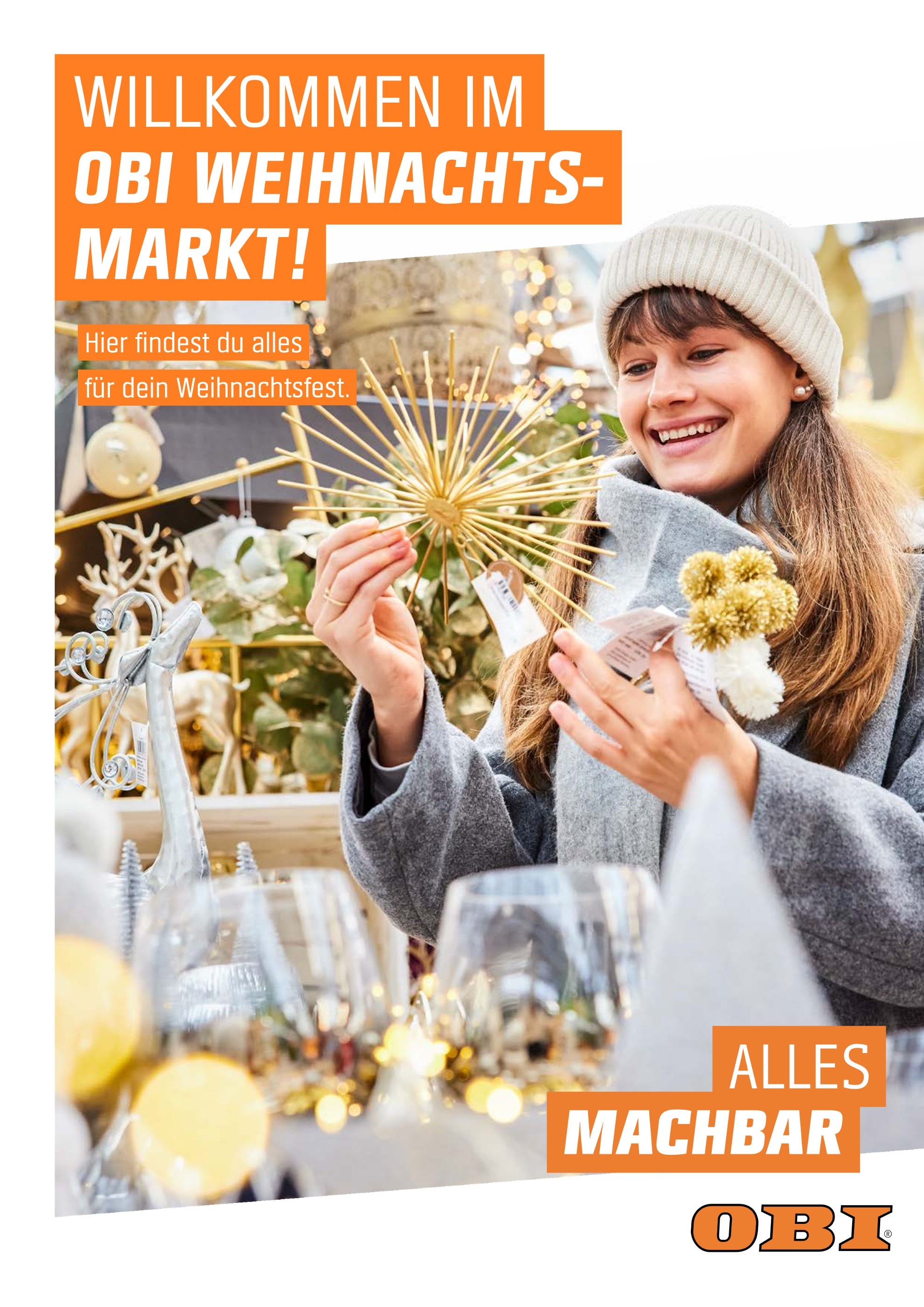 OBI Prospekt für Müncheberg mit 26 Seiten OBI Prospekt für Müncheberg: "WILLKOMMEN IM OBI WEIHNACHTSMARKT!", 26 Seiten, 13.11.2021 - 24.12.2021