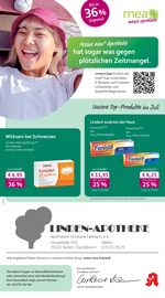 mea - meine apotheke Apotheken Prospekt der aktuellen Woche mit 4 Seiten, gültig von 01.07.2026 bis 31.07.2026, in Wiernsheim und Umgebung Aktueller mea - meine apotheke Apotheken Prospekt in Wiernsheim und Umgebung, "Unsere Juli-Angebote" mit 4 Seiten, 01.07.2026 - 31.07.2026