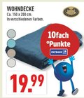 WOHNDECKE im Angebot bei Marktkauf in Rheda-Wiedenbrück WOHNDECKE Angebote bei Marktkauf Rheda-Wiedenbrück für 19,99 €