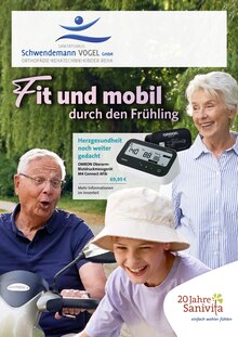 Schwendemann-Vogel GmbH Prospekt Fit und mobil durch den Frühling mit 6 Seiten