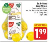 Aktuelles Apeel Zitronen Angebot bei E center in Nürnberg ab 1,99 €
