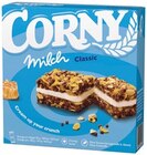 Müsliriegel Milch Classic oder Müsliriegel Schoko Angebote von Corny bei REWE Aalen für 1,29 €