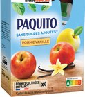 Gourdes Pomme Vanille - PAQUITO - Intermarché Super Gourdes Pomme Vanille - PAQUITO à 1,39 € dans le catalogue Intermarché Super