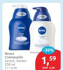 Cremeseife Creme Care Angebote von Nivea bei budni Stade für 1,59 €