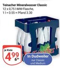 Mineralwasser Classic von Teinacher im aktuellen GLOBUS Prospekt