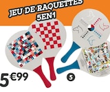 Promo Jeu de raquettes 5en1 à 5,99 € dans le catalogue B&M à Couzeix