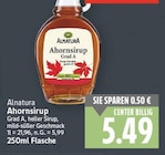 Ahornsirup Grad A von Alnatura im aktuellen E center Prospekt