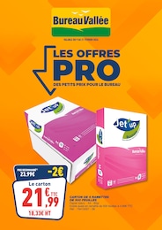 Prospectus Librairies & Culture de Bureau Vallée à Brie-Comté-Robert: "LES OFFRES PROS DES PETITS PRIX POUR LE BUREAU", 4 pages, 09/02/2026 - 21/02/2026