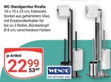WC-Standgarnitur Rivalta im Angebot bei GLOBUS in Plauen WC-Standgarnitur Rivalta Angebote von Wenko bei GLOBUS Plauen für 22,99 €
