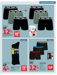 Prix et réduction Lingerie Homme dans le prospectus Auchan Hypermarché en cours Offre Lingerie Homme dans le catalogue Auchan Hypermarché du moment à la page 61
