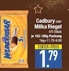 Cadbury oder Milka Riegel im aktuellen EDEKA Prospekt für 1,79 €