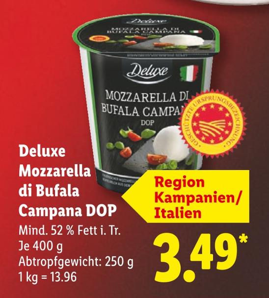Mozzarella di Bufala Campana DOP