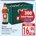 Münchner hell von Spaten für 16,99 € bei EDEKA im Angebot Münchner hell von Spaten im aktuellen EDEKA Prospekt