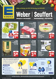 EDEKA Prospekt für Schweinfurt: "Wir lieben Lebensmittel!", 8 Seiten, 24.03.2025 - 29.03.2025