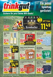 Trinkgut Prospekt für Langerwehe mit 10 Seiten Trinkgut Prospekt für Langerwehe: "Aktuelle Angebote", 10 Seiten, 15.06.2026 - 20.06.2026
