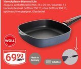 Viereckpfanne Diamond Lite Angebote von WOLL bei GLOBUS Bad Homburg für 69,99 €