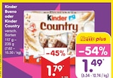 Bueno oder Kinder Country von Kinder im aktuellen Netto Marken-Discount Prospekt