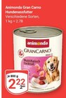 Gran Carno Hundennassfutter im Angebot bei GLOBUS in Saarlouis Gran Carno Hundennassfutter Angebote von Animonda bei GLOBUS Saarlouis für 2,22 €