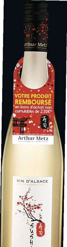 AOP Vin d’Alsace blanc Sushi - Casino Supermarchés à Issy-les-Moulineaux AOP Vin d’Alsace blanc Sushi en promo chez Casino Supermarchés Issy-les-Moulineaux à 6,99 €