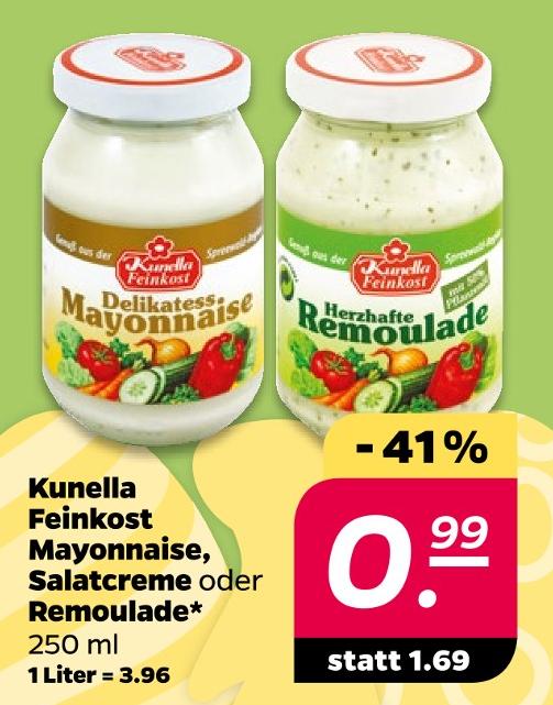 Mayonnaise, Salatcreme oder Remoulade