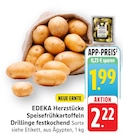 Herzstücke Speisefrühkartoffeln Drillinge Angebote von EDEKA bei EDEKA Friedrichshafen für 1,99 €