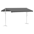 Outsunny Standmarkise mit Faltarm grau Metall B/H/L: ca. 298x255x395 cm für 245,99 € bei POCO im Angebot Outsunny Standmarkise mit Faltarm grau Metall B/H/L: ca. 298x255x395 cm im aktuellen POCO Prospekt