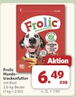 Hundetrockenfutter mit Rind Angebote von Frolic bei combi Ahlen für 6,49 €