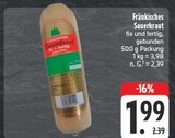 Fränkisches Sauerkraut Angebote bei EDEKA Coburg für 1,99 €