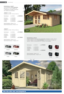Gartenhaus im Holzmarkt Goebel GmbH Prospekt "GartenWelten 2026" mit 36 Seiten (Köln)