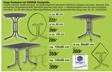 Klapp-Tischserie mit VIVODUR-Tischplatte Angebote von Sieger bei Opti-Wohnwelt Waiblingen für 222,00 €