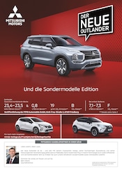 Aktueller Mitsubishi Prospekt mit Auto, "Mitsubishi Angebote", Seite 1