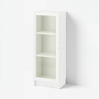 Bücherregal mit Glastür weiß im IKEA Prospekt Bücherregal mit Glastür weiß von BILLY / OXBERG im aktuellen IKEA Prospekt für 49,99 €