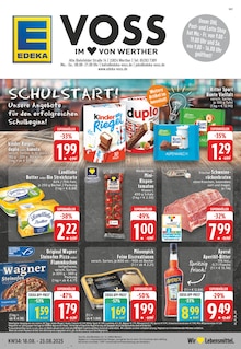 Aktueller EDEKA Prospekt für Werther (Westfalen) mit  Seiten