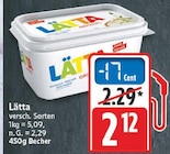 Lätta für 2,12 € bei EDEKA im Angebot Lätta im aktuellen EDEKA Prospekt