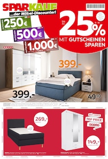 Bett im Sparkauf Prospekt "Küchenaktion Fix & Fertig" mit 8 Seiten (Heilbronn)