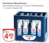 Aktuelles Mineralwasser Angebot bei GLOBUS in Koblenz ab 4,49 €