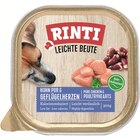 Zookauf - Rinti Leichte Beute Huhn Pur + Geflügelherzen 300 g Angebot im Prospekt Rinti Leichte Beute Huhn Pur + Geflügelherzen 300 g bei Zookauf im Prospekt "" für 1,19 €