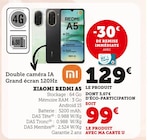 Redmi A5 - Xiaomi - Hyper U à Alès Redmi A5 - Xiaomi en promo chez Hyper U Alès à 99,00 €