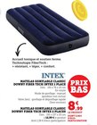 Matelas gonflable classic Downy Fiber Tech 1 place - Intex en promo chez Super U Thionville à 8,99 €