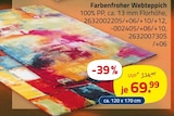 Aktuelles Farbenfroher Webteppich Angebot bei ROLLER in Jena ab 69,99 €