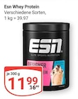 Whey Protein im Angebot bei GLOBUS in Oberhausen Whey Protein Angebote von Esn bei GLOBUS Oberhausen für 11,99 €