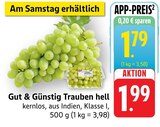Trauben hell bei E center im Hohberg Prospekt für 1,79 €