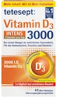 Vitamin D3 3000 Intens im Angebot bei Rossmann in Ulm Vitamin D3 3000 Intens Angebote von Tetesept bei Rossmann Ulm für 2,79 €