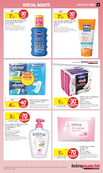 Promotion Serviettes Hygiéniques dans le prospectus Intermarché Super, valable du 08/04/2026 au 19/04/2026 Promo Serviettes Hygiéniques dans le catalogue Intermarché Super du moment à la page 15
