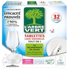Tablettes Lave-vaisselle - L'ARBRE VERT - Carrefour à Massy Tablettes Lave-vaisselle - L'ARBRE VERT en promo chez Carrefour Massy à 3,82 €