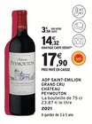 Intermarché Super Port - Promo AOP Saint-Emilion Grand Cru Promo AOP Saint-Emilion Grand Cru à 14,32 € dans le catalogue Intermarché Super à Port