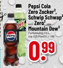 Pepsi Cola Zero Zucker im Angebot bei Trinkgut in Bensheim Pepsi Cola Zero Zucker Angebote bei Trinkgut Bensheim für 0,99 €
