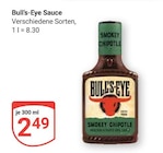 Sauce im Angebot bei GLOBUS in Pirmasens Sauce Angebote von Bull's-Eye bei GLOBUS Pirmasens für 2,49 €